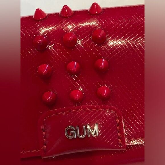 Women’s Gianni Chiarini GUM Pink Purse Clutch No Strap Snaps Open Made in Italy - Picture 2 of 10